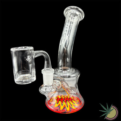 Zenit Dab Rig Custom „Classic“ 14.5er Schliff mit Farbsection + Banger