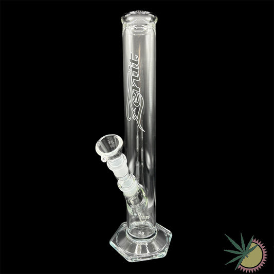 Zenit Bong 500er 18.8er Schwarzes Logo 3.5mm 38cm