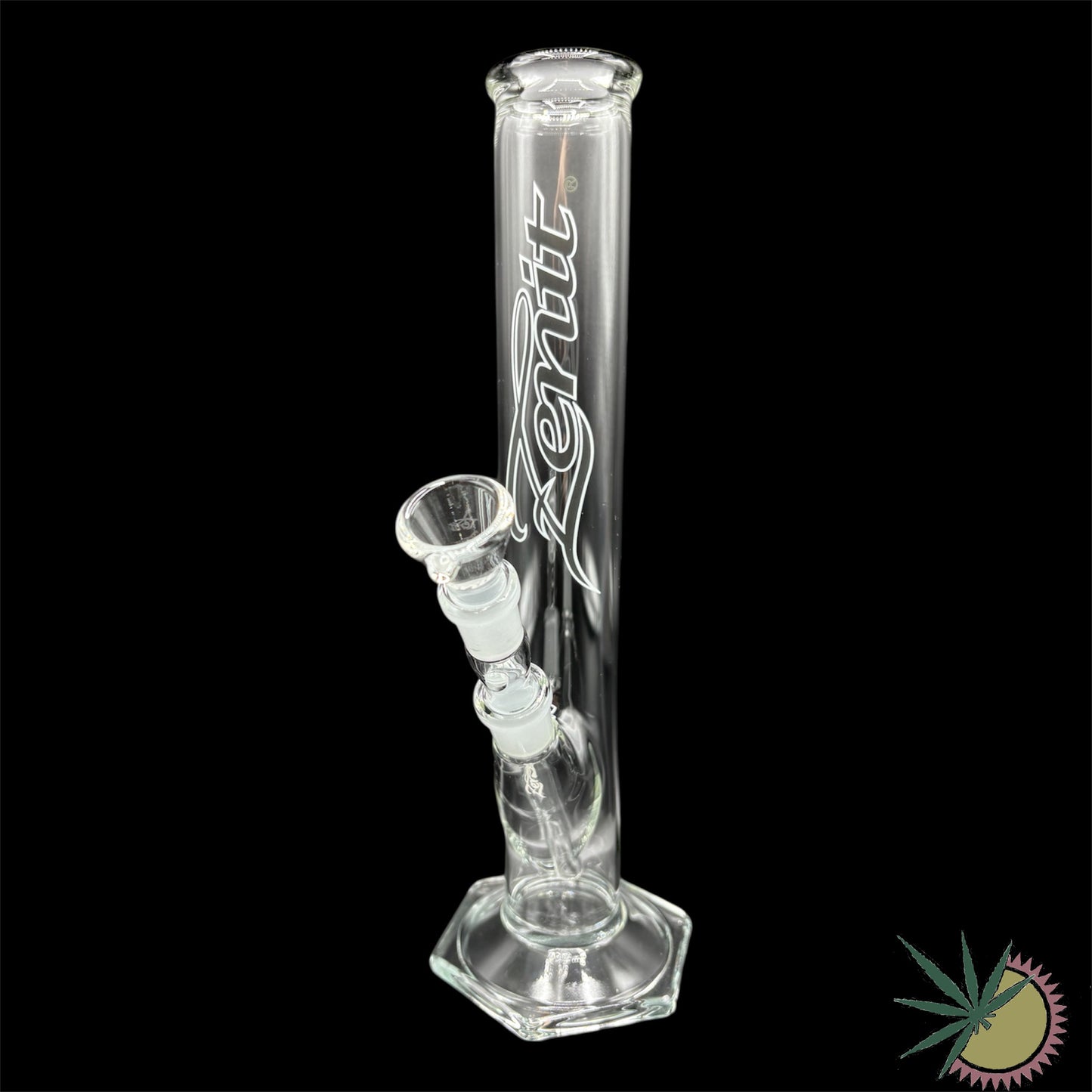 Zenit Bong 250er 14.5er Schliff Schwarzes Logo 28.5cm