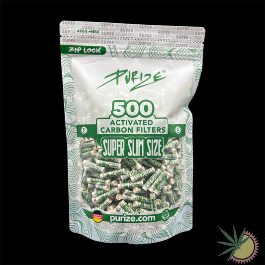 Purize Aktivkohlefilter Ø5mm Super Slim 1 Packung á 500 Stück