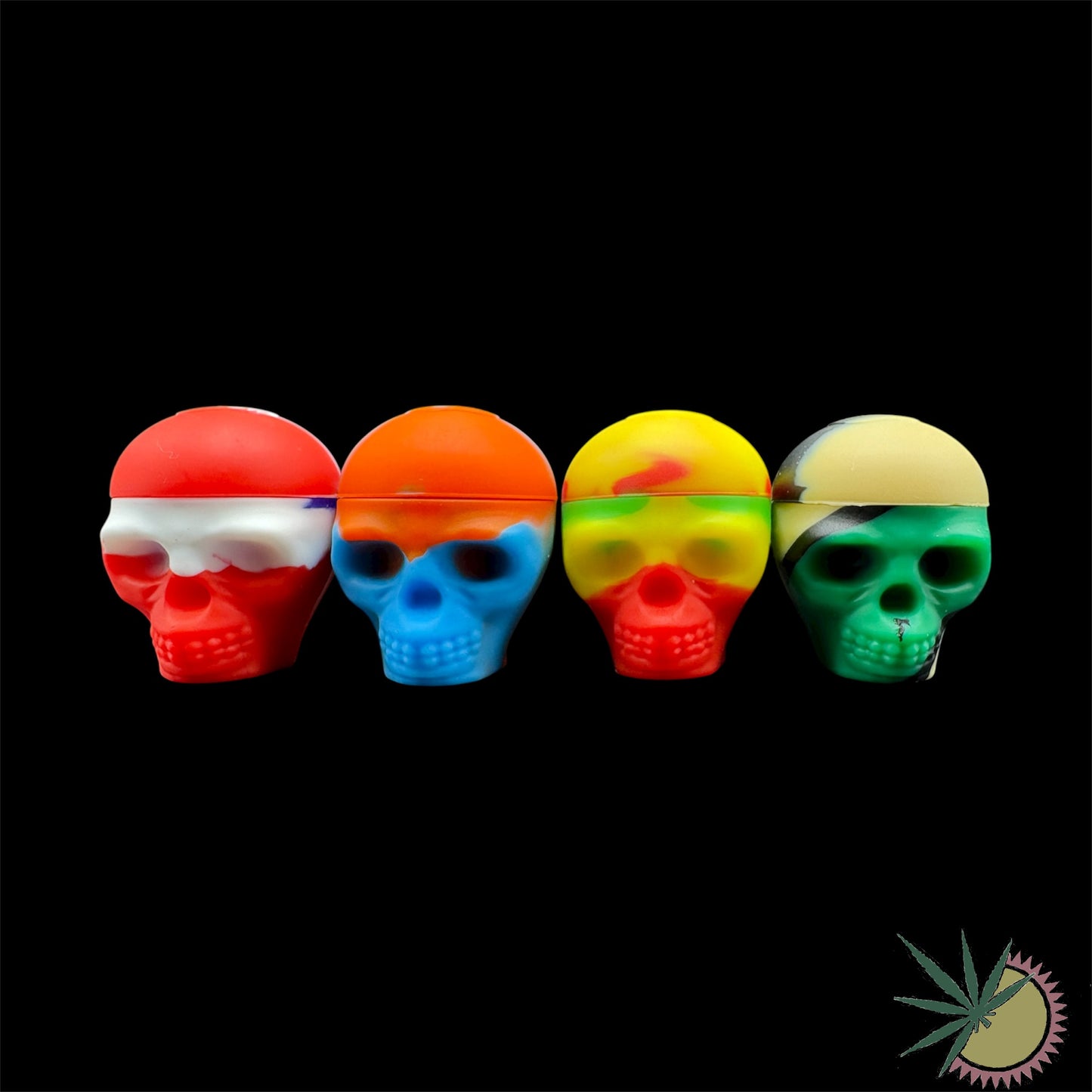 Silikondose "Schädel" zum lagern von Extrakten Ø25mm (außen) Ø14mm (innen) 1 Stück