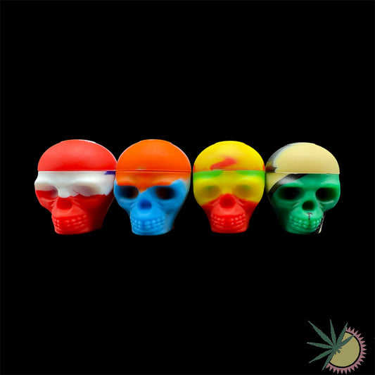 Silikondose "Schädel" zum lagern von Extrakten Ø25mm (außen) Ø14mm (innen) 1 Stück