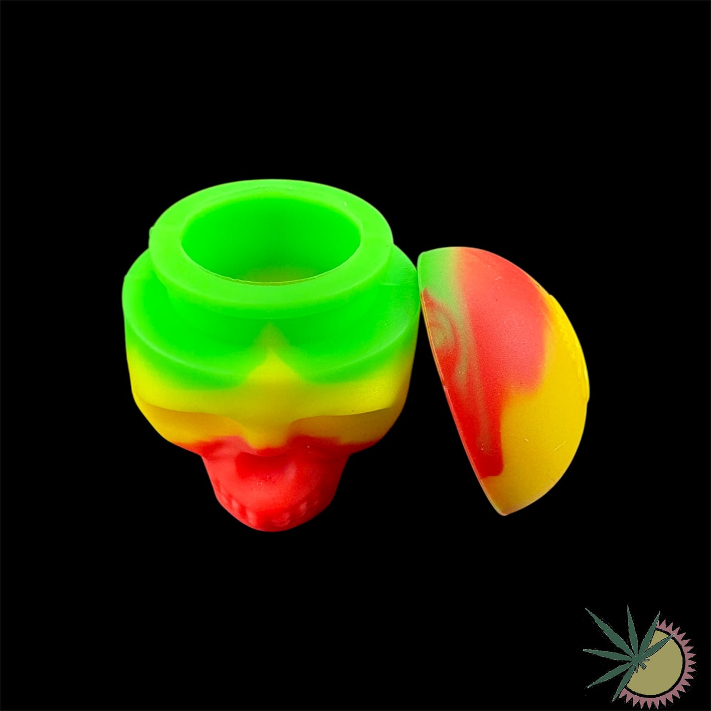 Silikondose "Schädel" zum lagern von Extrakten Ø25mm (außen) Ø14mm (innen) 1 Stück