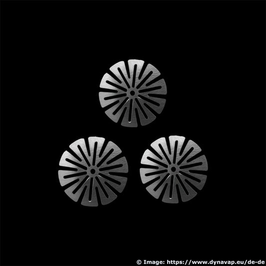 DynaVap CCD-Siebe aus Edelstahl 3er Pack