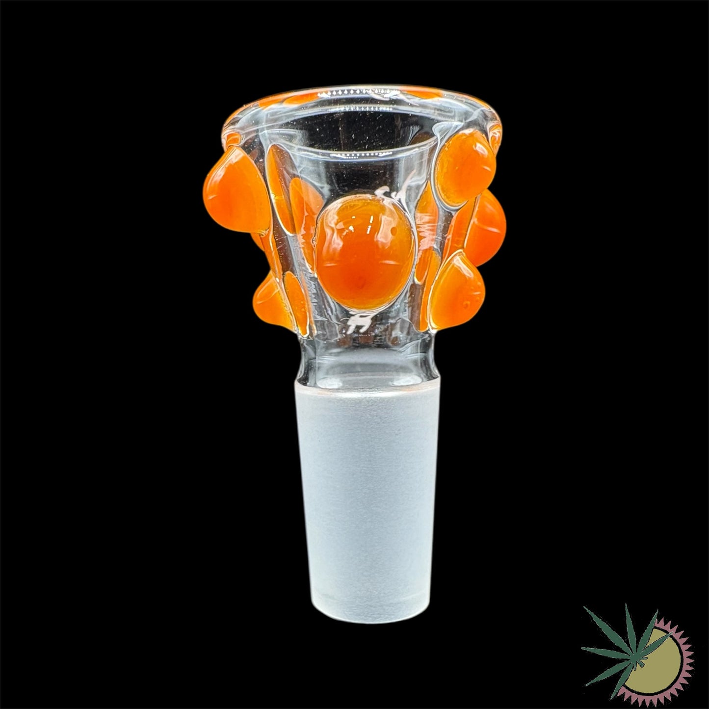 Zenit Bongkopf Orangene Bobbles 14.5er Schliff Turbo