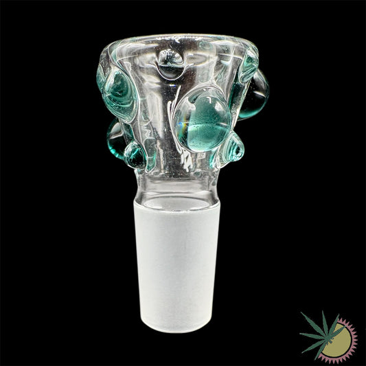 Zenit Bongkopf Teal-farbene Bobbles 18.8er Schliff Turbo