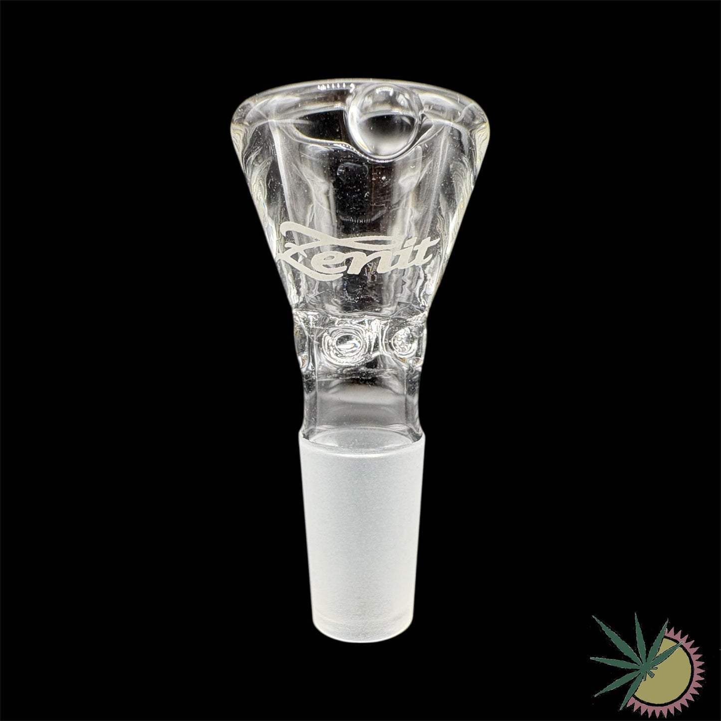 Zenit Bongkopf Basic mit Glassieb 14.5er Schliff