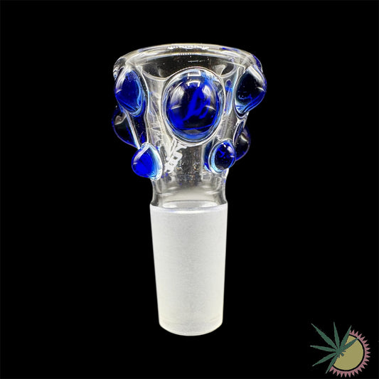 Zenit Bongkopf Dunkelblaue Bobbles 14.5er Schliff Turbo