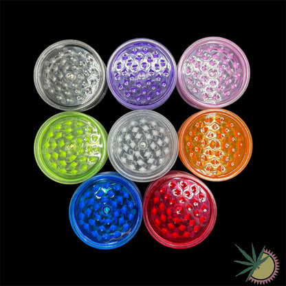 Grinder 2-teilig Basic Ø60mm aus Kunststoff verschiedene Farben