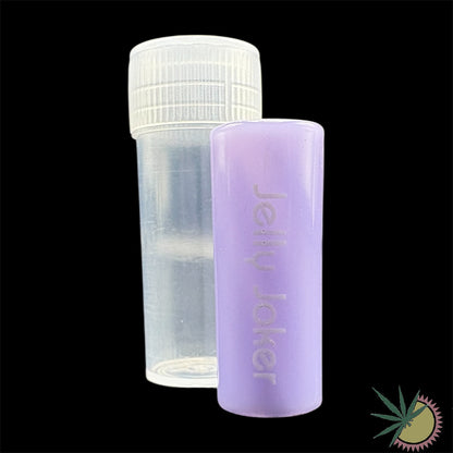 JellyJoker Spiral-Tip Milky Purple Ø12mm aus Glas 7-Loch