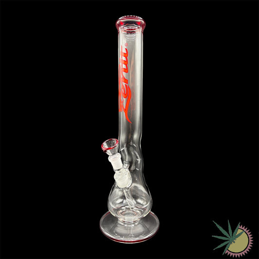 Zenit Bong Custom  Beaker "Snake" 18.8er Schliff Rotes Logo 5mm 43.5cm Rundfuß