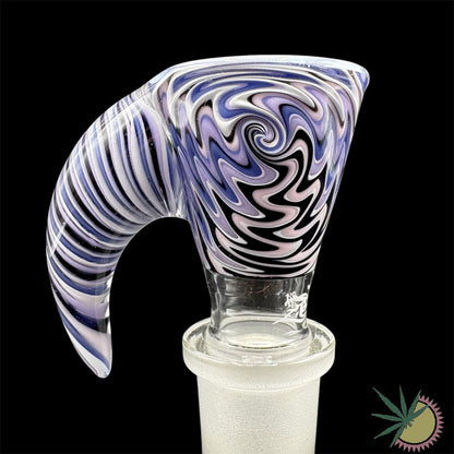 Zenit Bongkopf Custom Horn Farbsection #3 18.8er Schliff inklusive Hutstand