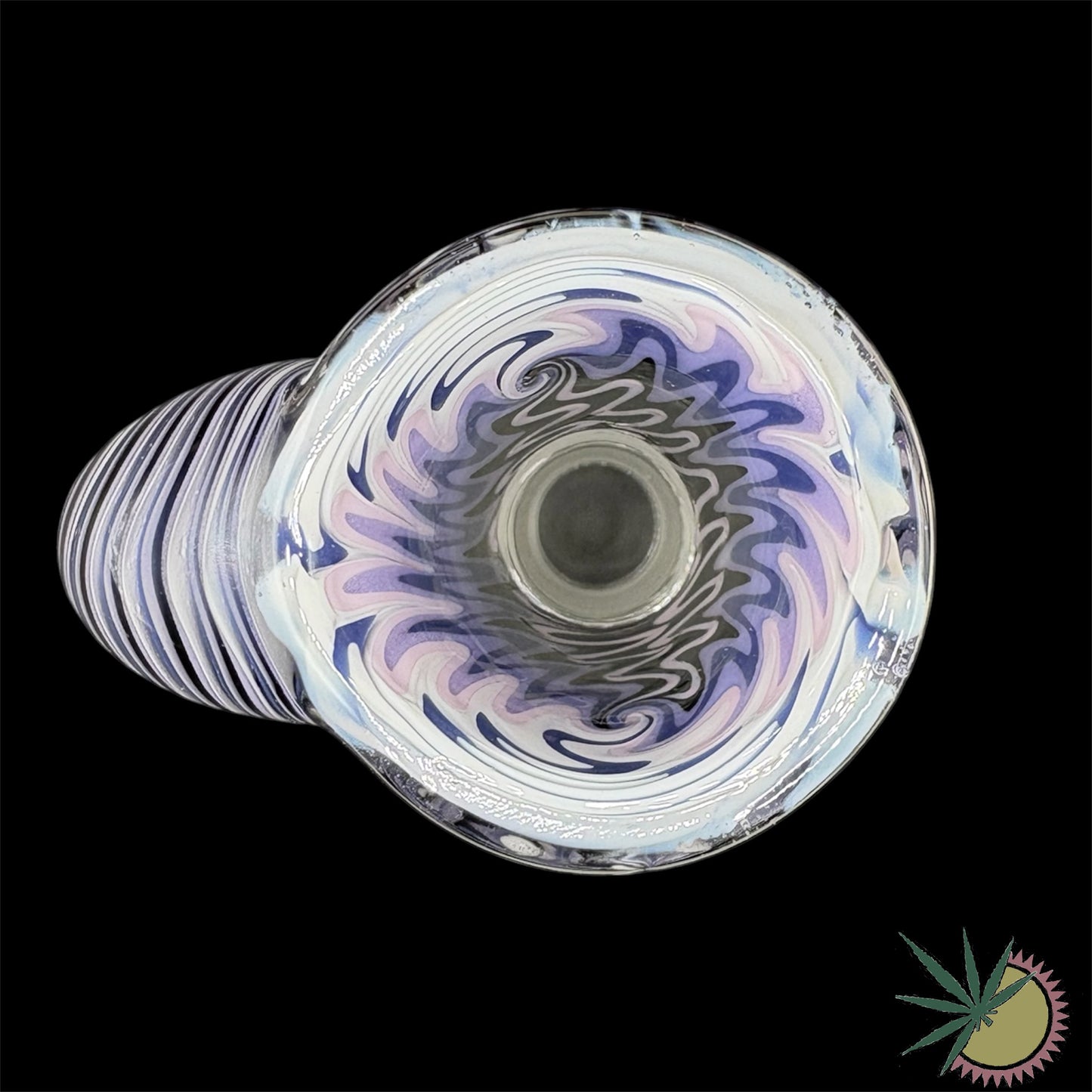 Zenit Bongkopf Custom Horn Farbsection #3 18.8er Schliff inklusive Hutstand