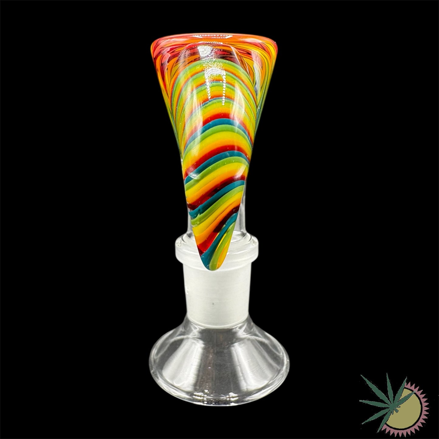 Zenit Bongkopf Custom Horn Farbsection #1 18.8er Schliff inklusive Hutstand