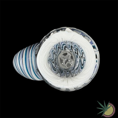 Zenit Bongkopf Custom Horn Farbsection #2 mit eingebautem Glassieb 18.8er Schliff inklusive Hutstand