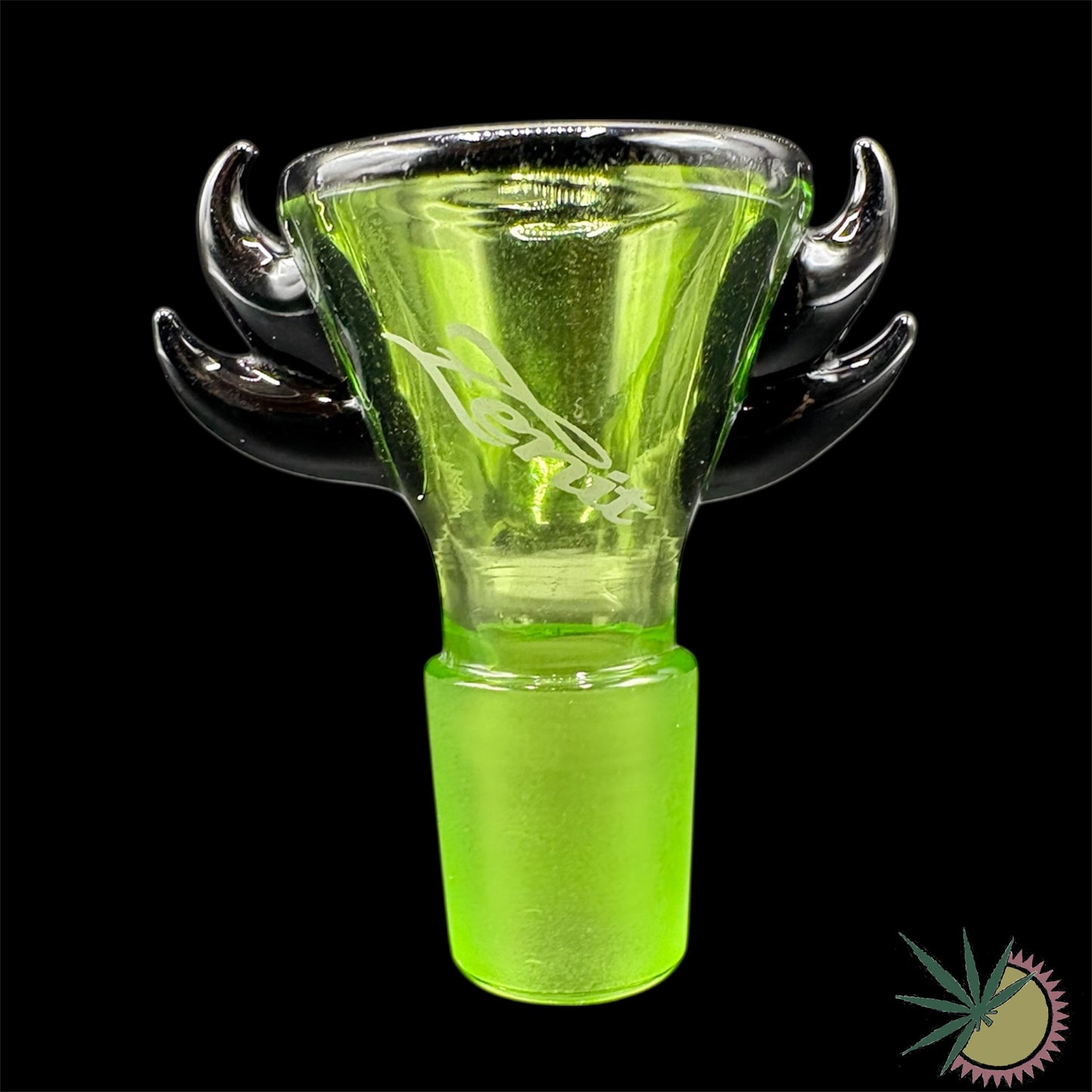 Zenit Bongkopf Fully Dimension Wings Grün-Schwarz 18.8er Schliff Turbo