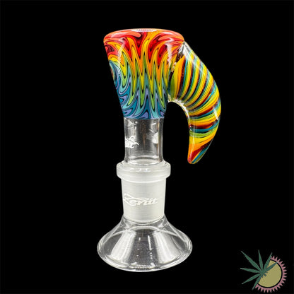 Zenit Bongkopf Custom Horn Farbsection #1 18.8er Schliff inklusive Hutstand