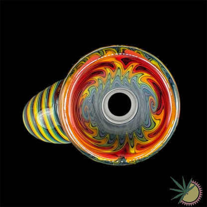 Zenit Bongkopf Custom Horn Farbsection #1 18.8er Schliff inklusive Hutstand