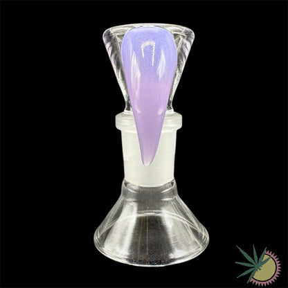 Zenit Bongkopf Reptil Lila Horn 18.8er Schliff Turbo inklusive Hutstand