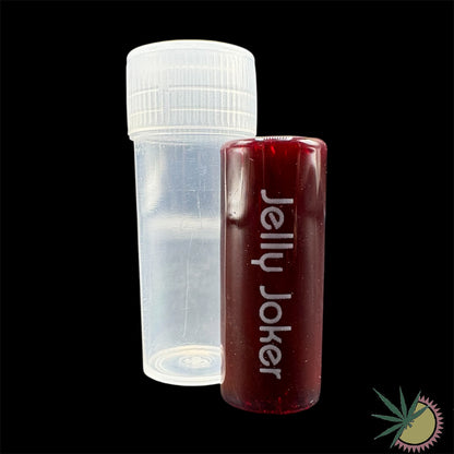 JellyJoker Spiral-Tip Dunkelrot Ø12mm aus Glas 7-Loch