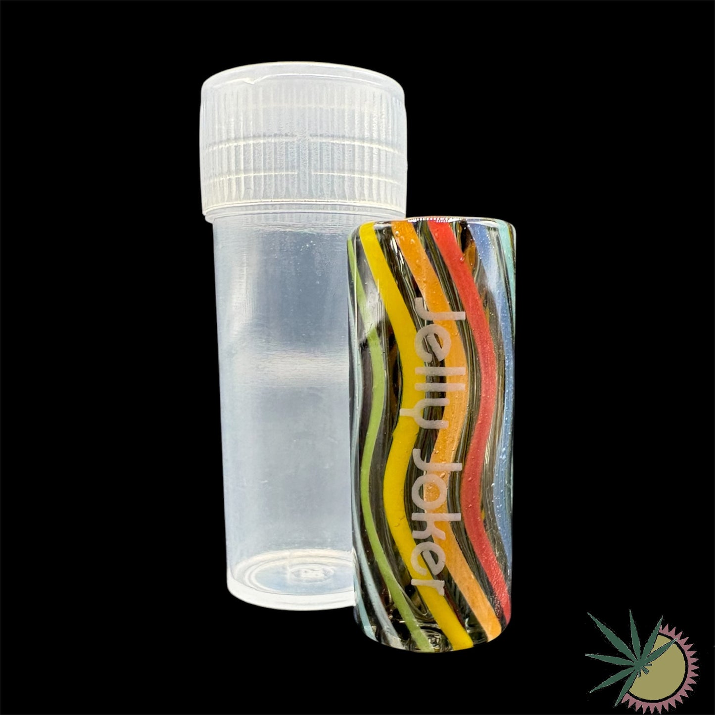 JellyJoker Spiral-Tip Multicolor #1 Ø12mm aus Glas 7-Loch