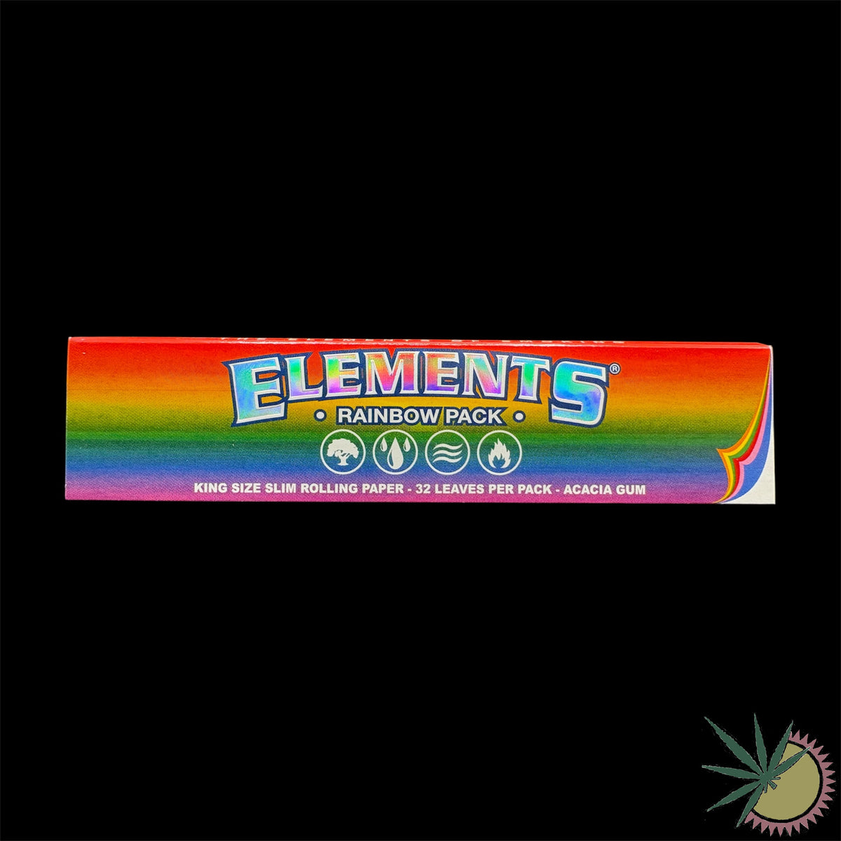 Elements Rainbow-Pack Longpapers 5-farbig King Size Slim
