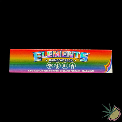 Elements Rainbow-Pack Longpapers 5-farbig King Size Slim