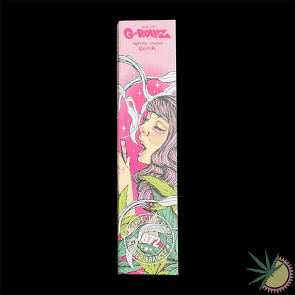 G-Rollz Longpapers lightly dyed Pink King Size Slim
