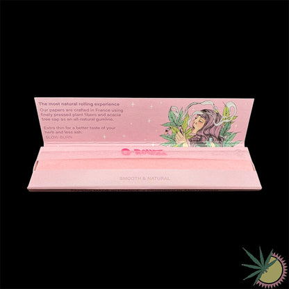 G-Rollz Longpapers lightly dyed Pink King Size Slim