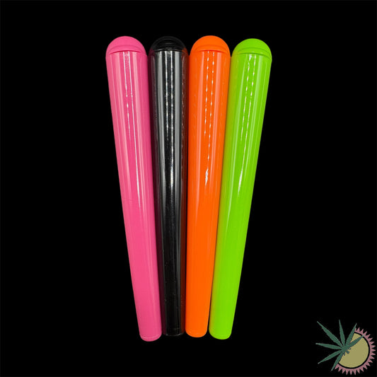 Transporthülse glänzend 12cm aus Kunststoff 1 Stück zufällige Farbe
