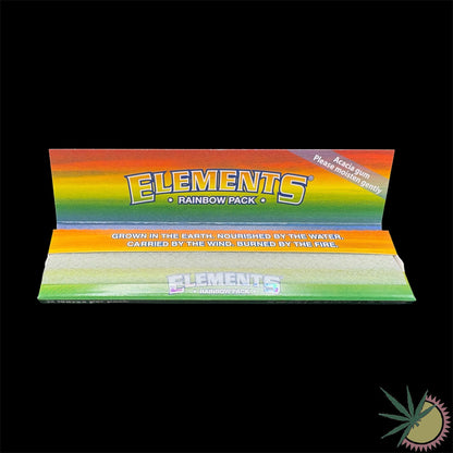 Elements Rainbow-Pack Longpapers 5-farbig King Size Slim