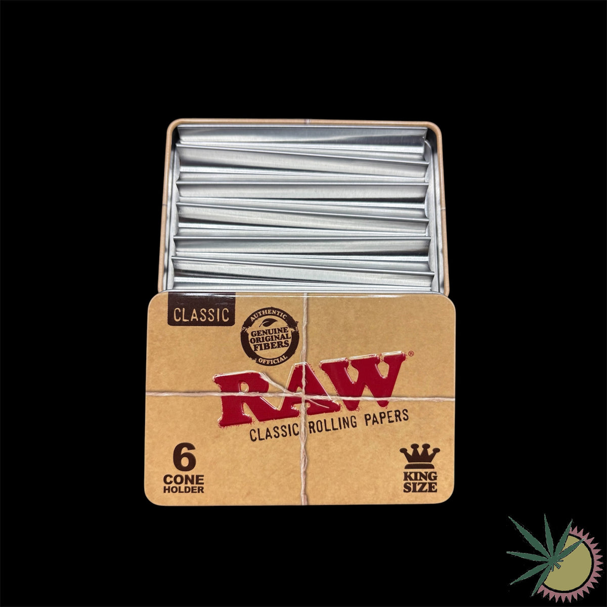 RAW Classic Transportdose für 6 Vorgedrehte Größe King Size
