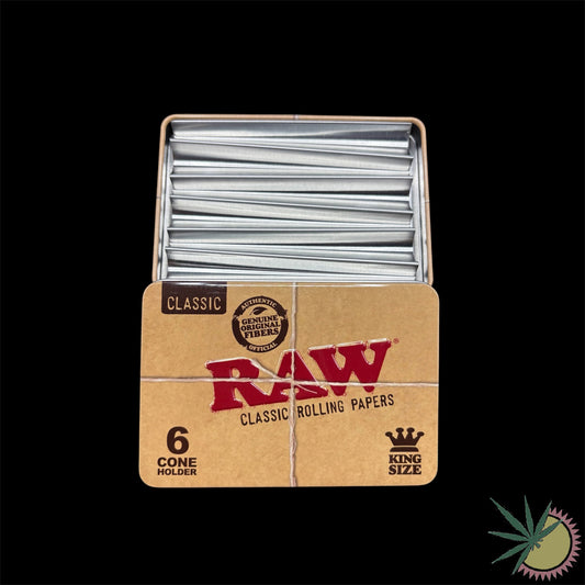 RAW Classic Transportdose für 6 Vorgedrehte Größe King Size