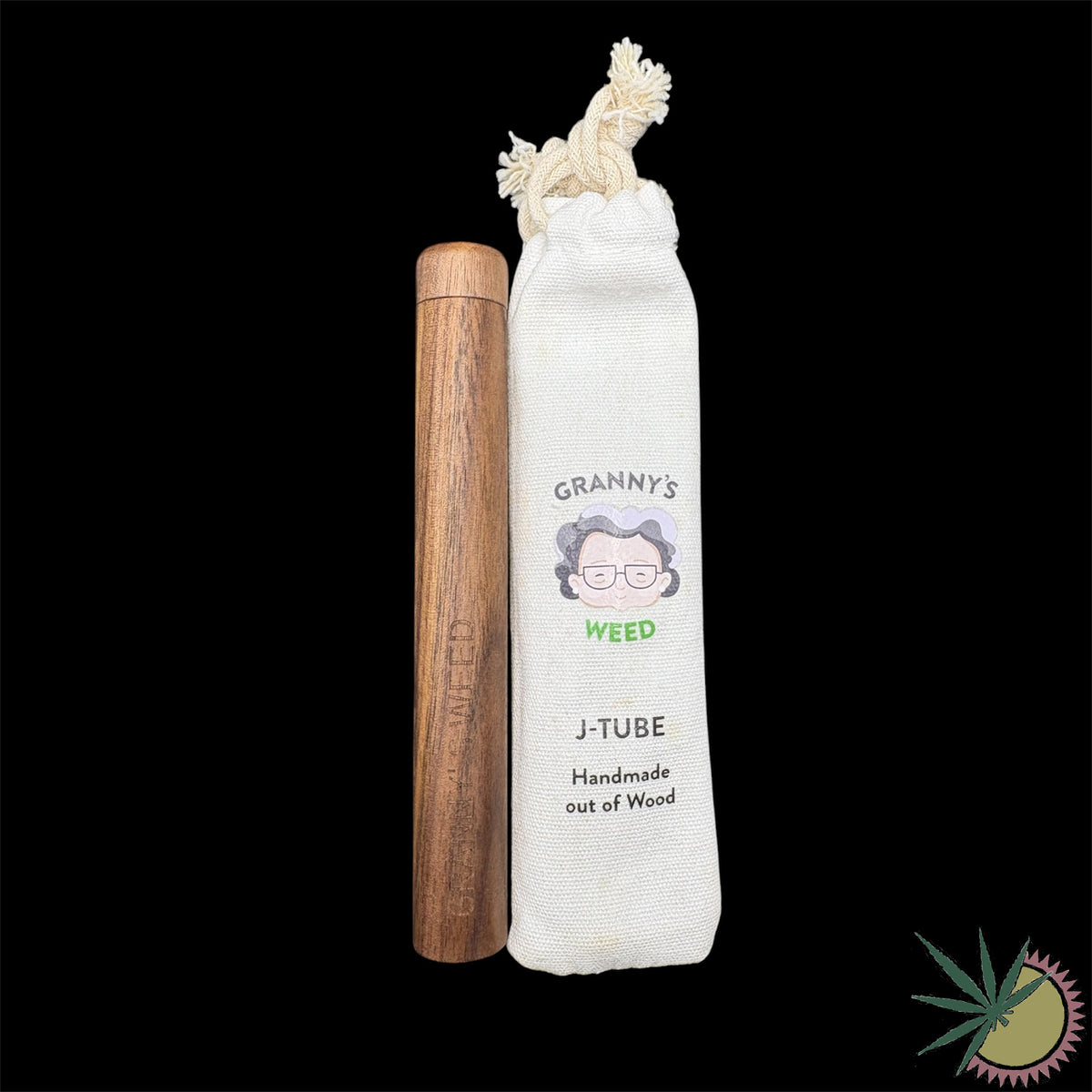 Transporthülse Grannys Weed 14cm aus Holz