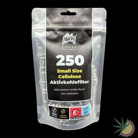 Kailar Zellstoff-Aktivkohlefilter Ø5.9mm 1 Packung á 250 Stück verschiedene Farben