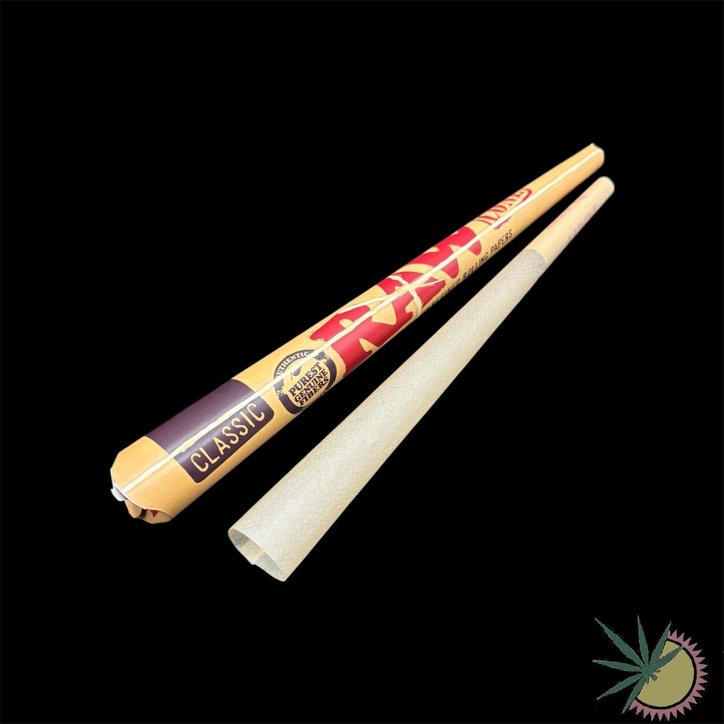 RAW Classic Supernatural Cone 30cm große Hülse zum füllen aus ungebleichtem Papier