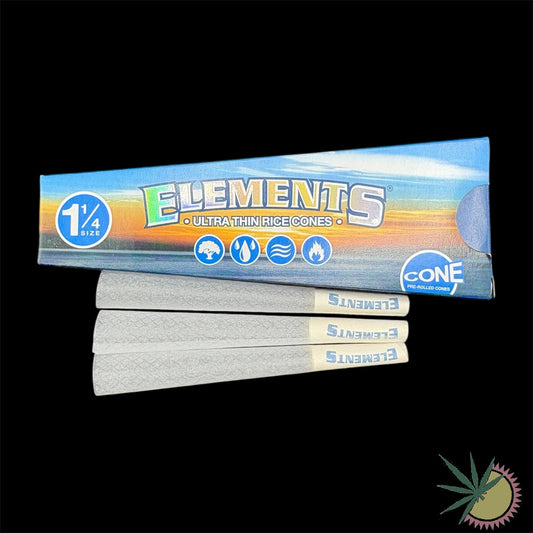 Elements Cones Hülsen 1 1/4 Queensize 1 Packung á 6 Stück