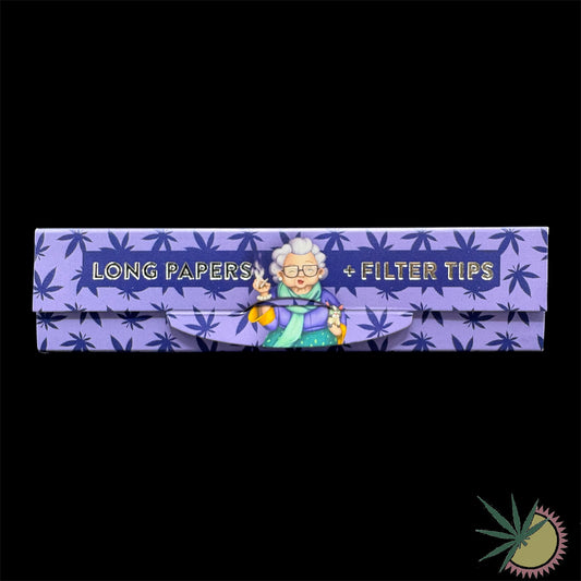 Grannys Weed Unbleached Longpapers King Size Slim + Filtertips