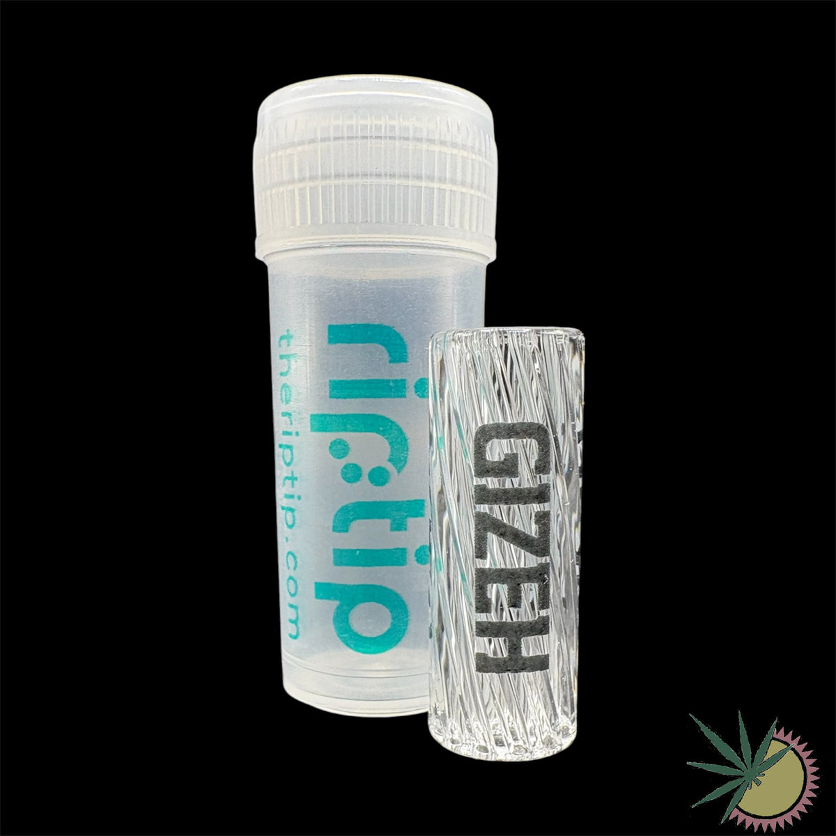 RipTip x Gizeh Spiral-Tip Ø9mm aus Glas 9-Loch