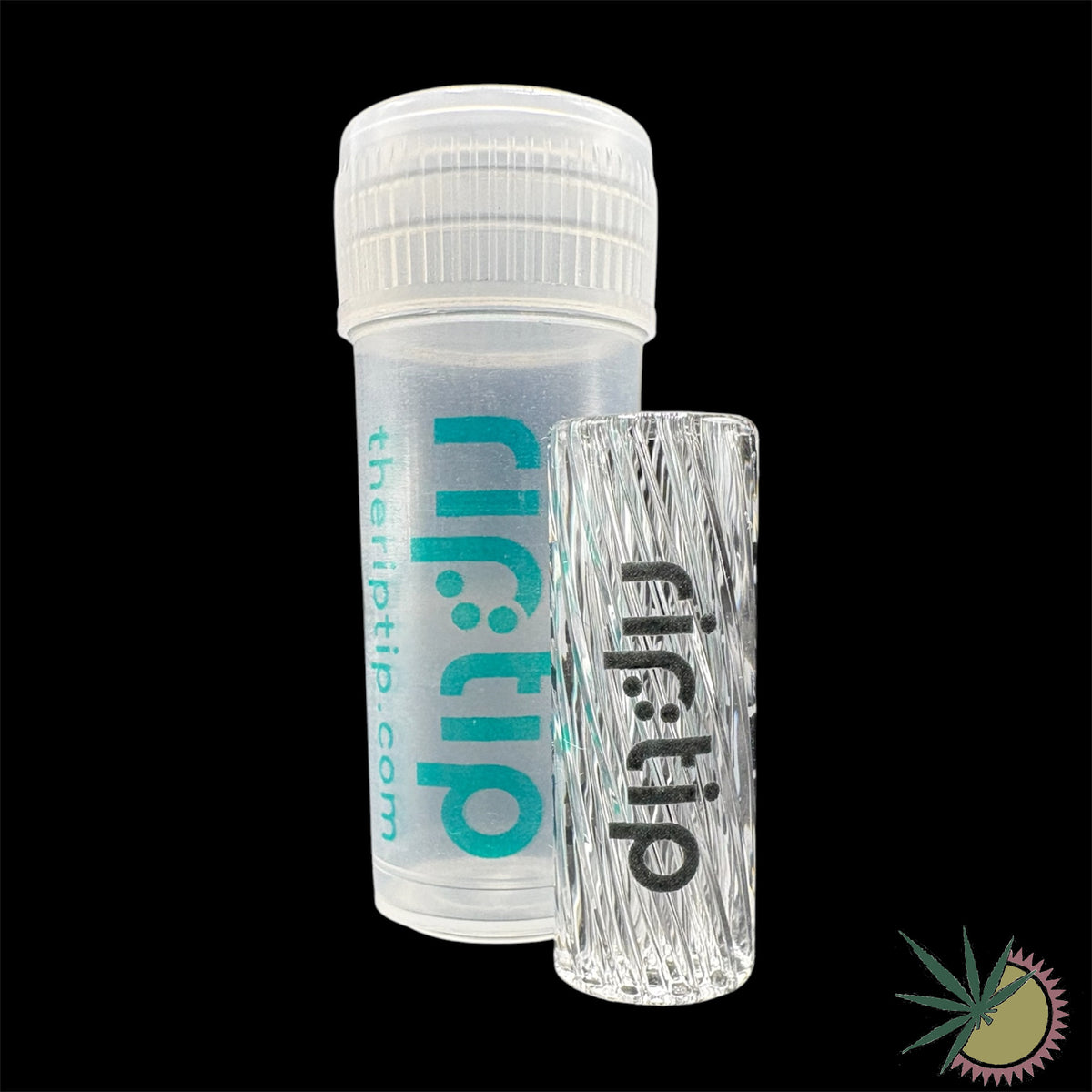 RipTip x Gizeh Spiral-Tip Ø9mm aus Glas 9-Loch