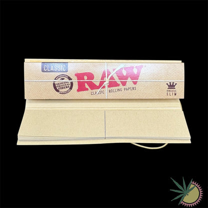 RAW Classic Longpapers ungebleicht King Size Slim + Filtertips
