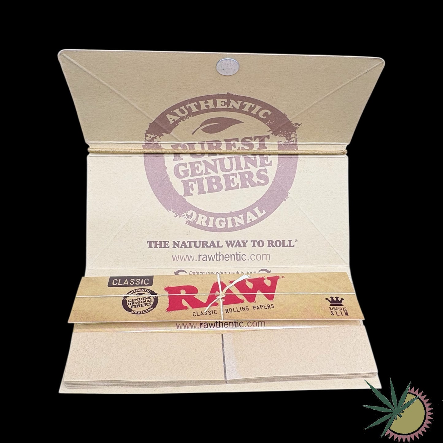 RAW Classic Longpapers ungebleicht King Size Slim Artesano + Filtertips und Mischschale