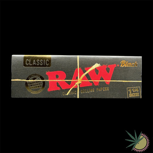 RAW Black Classic 1 1/4 Papers Queen Size Slim