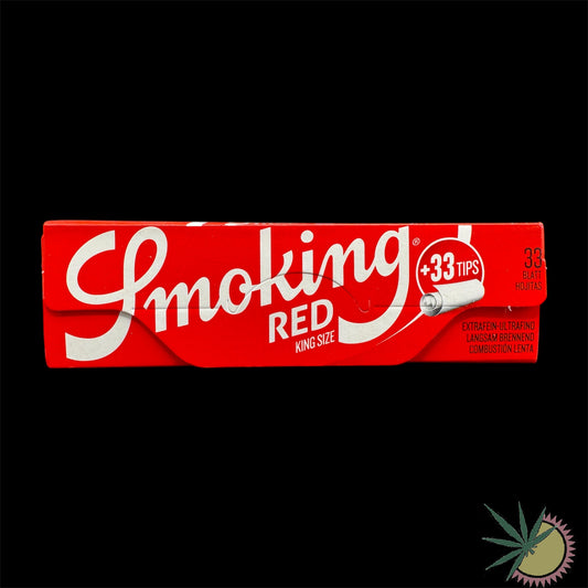 Smoking Red Longpapers King Size (Extra Breit) + Filtertips