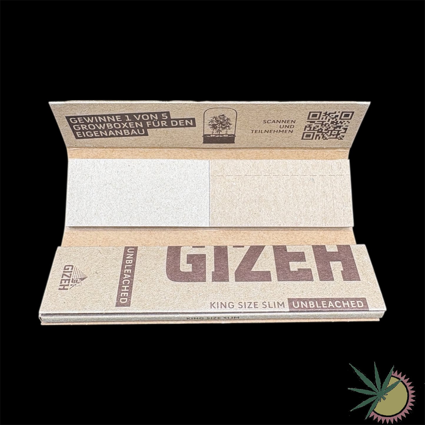 Gizeh Extra Fine Longpapers ungebleicht King Size Slim + Filtertips
