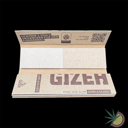 Gizeh Extra Fine Longpapers ungebleicht King Size Slim + Filtertips