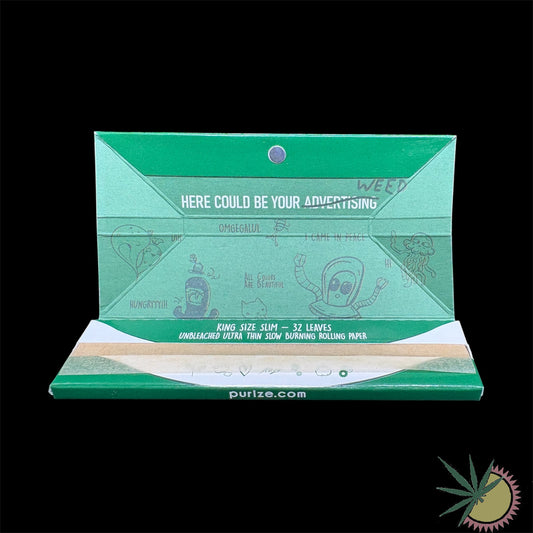 Purize Papes´n´Tray Longpapers mit Mischschale ungebleicht King Size Slim