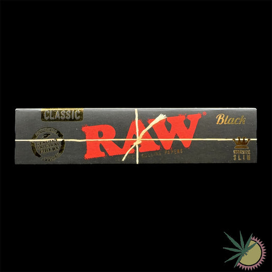 RAW Black Classic Longpapers ungebleicht King Size Slim
