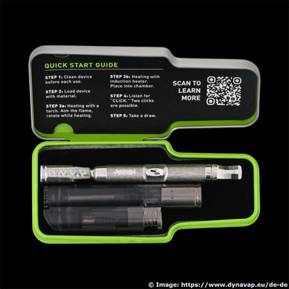 DynaVap M7 XL Mechanischer Verdampfer für Kräuter inkl. Metall-Case und Feuerzeug
