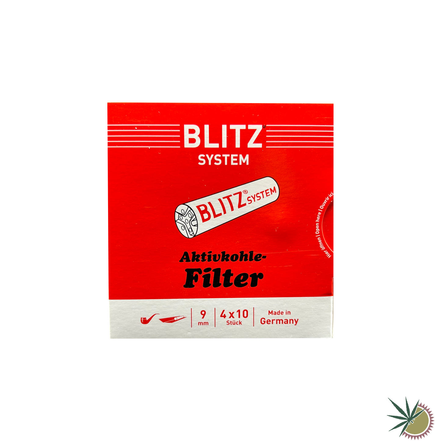 Blitz Aktivkohlefilter Ø9mm 1 Packung á 40 Stück